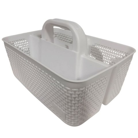 Cesto Organizador Multiuso Rattan 3 Div Porta Uten Rischioto