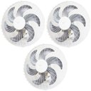 Ver imagem 1 de Kit 3 Ventiladores Parede 50cm 200W Industrial Turbo Turbão 6 Pás Bivolt 110V 220V Branco Vitalex