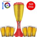 Ver imagem 1 de Chopeira Torre Chopp Cerveja Gelada Led 3 Litros Resfriador Restaurante