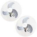 Ver imagem 1 de Kit 2 Ventiladores Parede 60cm 200W Industrial Turbo Turbão 3 Pás Bivolt 110V 220V Branco Vitalex