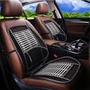 Ver imagem 2 de Encosto Lombar Suporte Coluna Bambu Cadeira Carro Escritorio Corretor Postural Apoio Costas Almofada