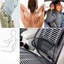 Ver imagem 6 de Encosto Lombar Suporte Coluna Bambu Cadeira Carro Escritorio Corretor Postural Apoio Costas Almofada