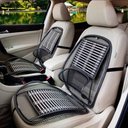 Ver imagem 5 de Encosto Lombar Suporte Coluna Bambu Cadeira Carro Escritorio Corretor Postural Apoio Costas Almofada