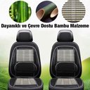 Ver imagem 3 de Encosto Lombar Suporte Coluna Bambu Cadeira Carro Escritorio Corretor Postural Apoio Costas Almofada