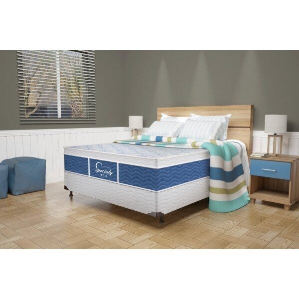 Base Box Casal X X Cm Prodormir Probel Em Mdf Branco Cm X Cm X Cm