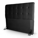 Ver imagem 7 de Cabeceira Cama Box Queen 160cm Suede Velut Preto - King House
