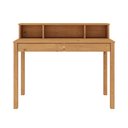 Ver imagem 6 de Escrivaninha Madeira Mesa 2 Gavetas 3 Nichos Lennox Madeirado Idimex