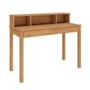 Ver imagem 5 de Escrivaninha Madeira Mesa 2 Gavetas 3 Nichos Lennox Madeirado Idimex