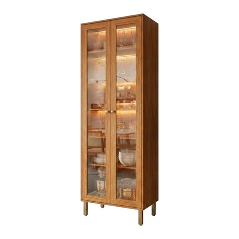 Cristaleira Reflecta com LED e 2 Portas Cinamomo