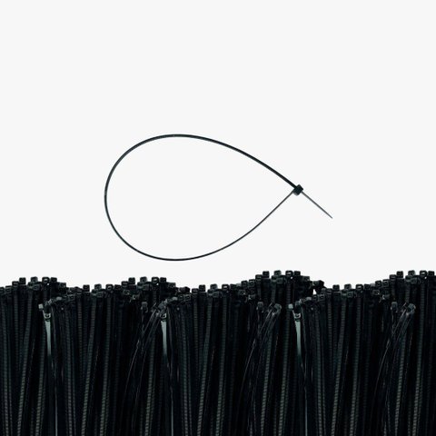 Kit 300 Abraçadeira Nylon Preta Stein + Ipi 400 X 4,8mm
