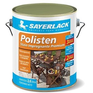 Verniz Polisten Stain 3,6L Mogno Sayerlack