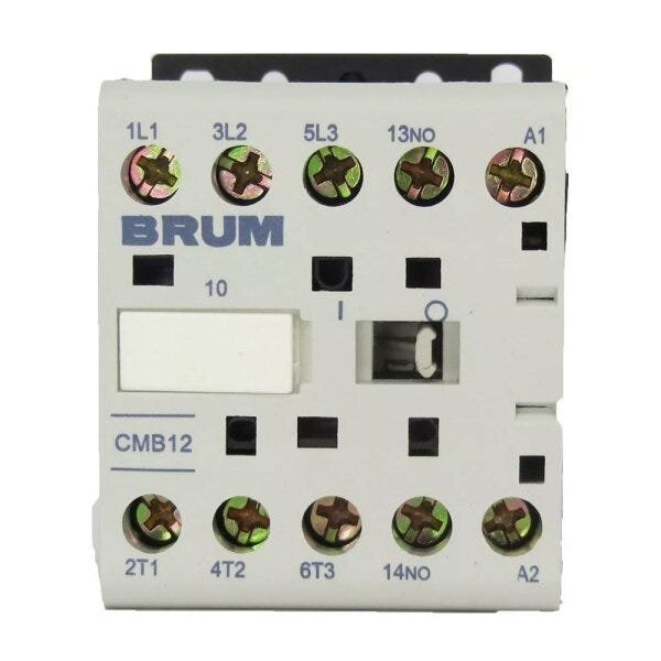Mini Contator Tripolar 9a 120vca 50/60hz Ac3 Brum - 3