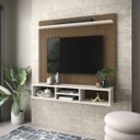 Ver imagem 4 de Painel Ripado Everest para Tv até 50 Polegadas 120cm:canela