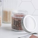 Ver imagem 3 de Kit 3 Porta Mantimentos de Vidro Sydney Lyor 870ml e 1,2l Pote com Tampa Inox