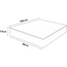 Colchão Solteiro Probel 14x88x188cm Espuma Advanced D23  - 5
