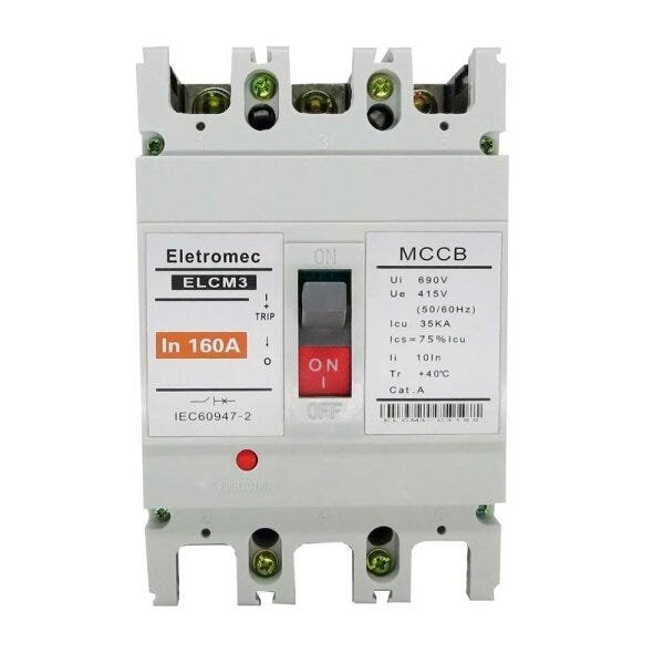 Disjuntor Caixa Moldada Tripolar 160a 415v 35ka C - 1