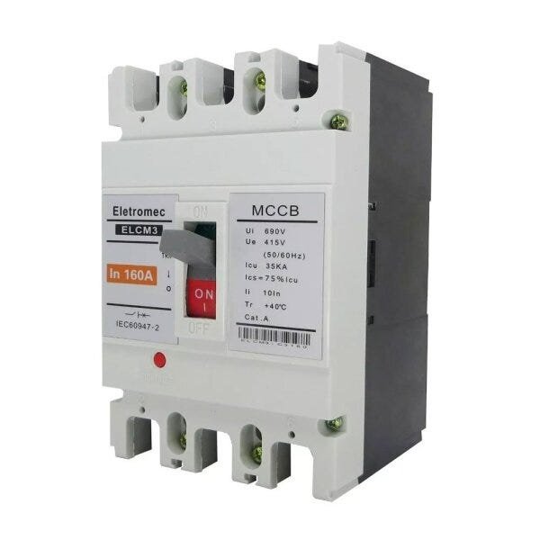 Disjuntor Caixa Moldada Tripolar 160a 415v 35ka C - 2