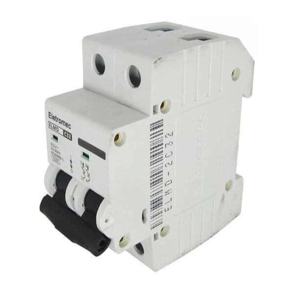 Kit 3 Disjuntor 32a Amperes Bipolar Curva C - Eletromec - 3
