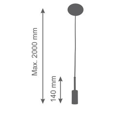 Kit 2 Luminárias Pendente Infinite Bronze Luxo Sala Cozinha - 4