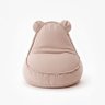 Puff Infantil Urso Criança com Enchimento de Espuma - Tecido Bouclé Areia - 2