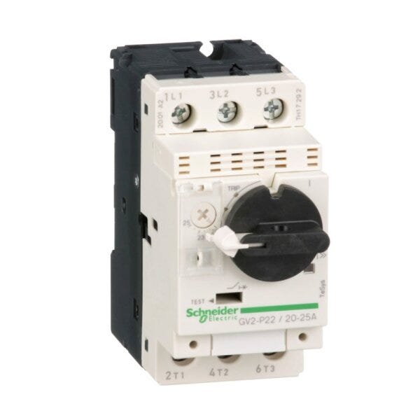 Disjuntor Motor Tripolar 25A 20-25A 50Ka 400/415V 50/60Hz Schneider - 1