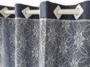 Ver imagem 1 de Cortina de Renda para Sala /quarto 300x270 Camila Cortinaweb: Azul Renda Flor