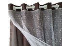 Ver imagem 2 de Cortina de Renda para Sala /quarto 300x270 Camila Cortinaweb: Cinza Renda Flor