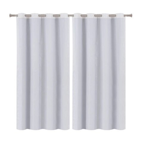 Cortina para Sala e Quarto Blackout Tecido 1,80 x 2,70M - Cinza Claro