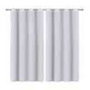 Ver imagem 1 de Cortina para Sala e Quarto Blackout Tecido 1,80 x 2,70M - Cinza Claro
