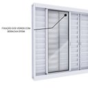 Ver imagem 6 de Janela de Aço Veneziana 6 Folhas com Grade Lucasa Branco
