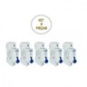 Kit 5 Disjuntor Monopolar Curva C (10a, 16a, 20a25a, 32a) - 1