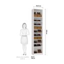 Ver imagem 2 de Guarda Roupa Closet Aberto Sapateira com 9 Prateleiras 50,3cm Prime Luciane Móveis