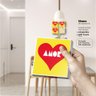 Paçoca Amor - Quadro Ou Placa Decorativa Com 4 Peças 15mm - 4