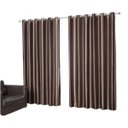Ver imagem 1 de Cortina Blecaute Listrada Suede 3,00x2,50 Chocolate