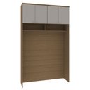 Ver imagem 1 de Guarda Roupa Modulado Ponte 04 Portas 245cm Altura Setiba