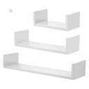 Ver imagem 1 de Kit Prateleira em U de Mdf Branco com 3 Peças