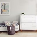 Ver imagem 3 de Cesto Organizador Tramontina em Lona Cinza com Corda 41L