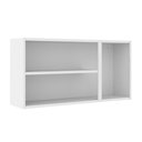 Ver imagem 2 de Armário Aéreo Aço 3 Portas de Vidro Linha Colors Bertolini Branco