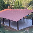 Ver imagem 7 de Kit com 5 Telhas de Pvc Colonial 2,62 X 0,86 X 2.0 Mm 5 Ondas com 3 Kit Fixação e Vedação afort