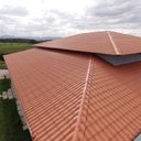 Ver imagem 3 de Kit com 5 Telhas de Pvc Colonial 2,62 X 0,86 X 2.0 Mm 5 Ondas com 3 Kit Fixação e Vedação afort
