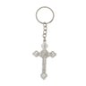 Chaveiro Crucifixo de São Bento Níquel Prateado Presente - 1
