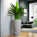 Ver imagem 4 de Vaso Cone Vietnamita (55x38) Cor Cimento Brota
