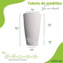 Ver imagem 2 de Vaso Cone Vietnamita (55x38) Cor Cimento Brota