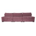 Ver imagem 6 de Sofá Retrátil e Reclinável 4,15m Cama inBox Big Star com SoftGel D40 Velupluma Rose