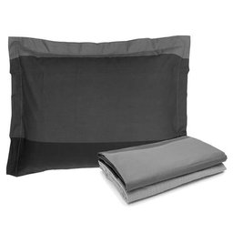 Jogo de Cama Solteiro Karsten 180 Fios 3 Peças 100% Algodão - CARLO - 2 Jogo de Cama Solteiro Karsten 180 Fios 3 Peças 100% Algodão - CARLO - 2