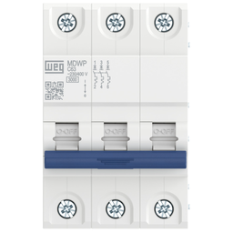 Minidisjuntor Tripolar 63a Mdwp-c63-3 400vca Curva C Weg - 2