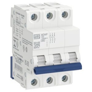 Minidisjuntor Tripolar 63a Mdwp-c63-3 400vca Curva C Weg