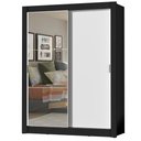 Ver imagem 3 de Guarda-roupa Solteiro Madesa Dallas Plus 2 Portas de Correr com Espelho 4 Gavetas