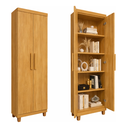 Ver imagem 5 de Armário Multiuso Fit 2 Portas, 100% Mdf, 5 Nichos, Resistente, Alta Qualidade : Cinamomo
