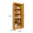 Ver imagem 4 de Armário Multiuso Fit 2 Portas, 100% Mdf, 5 Nichos, Resistente, Alta Qualidade : Cinamomo